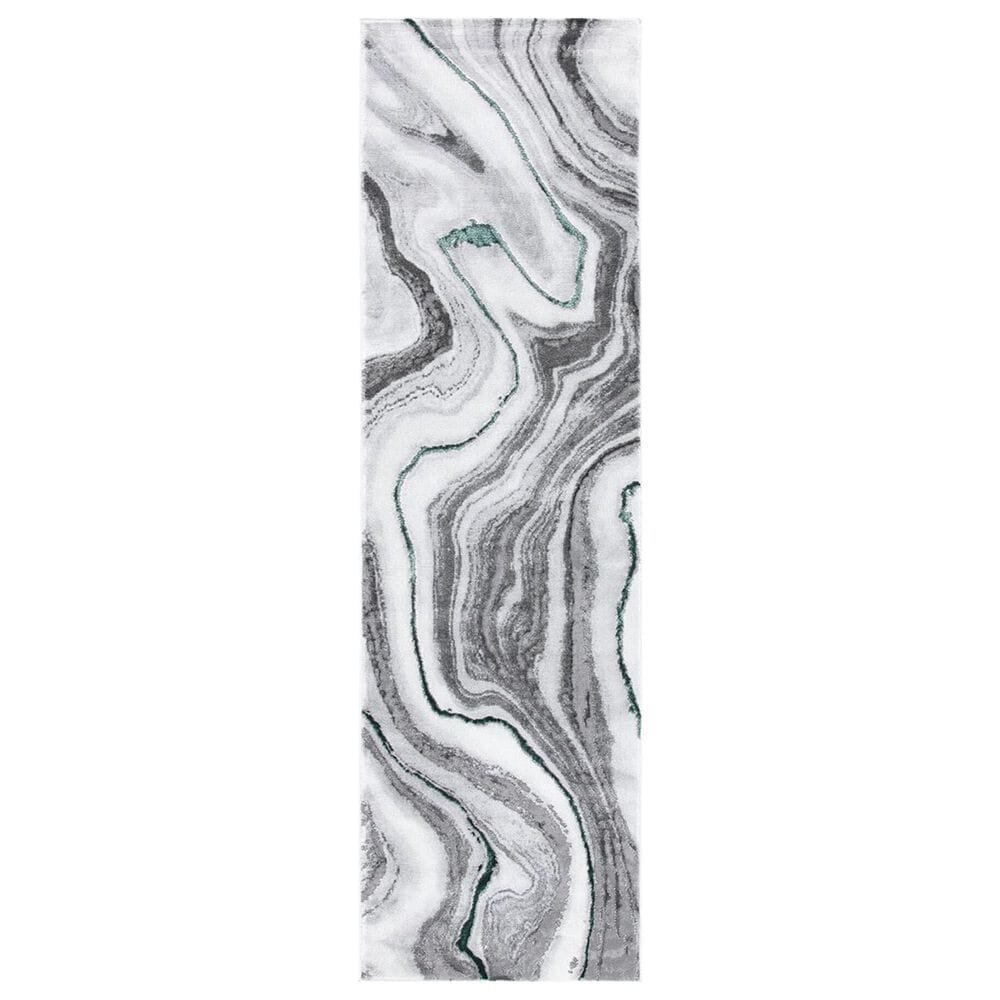 Safavieh Craft CFT819Y 2"3" x 6" Grey and Green Runner, , large