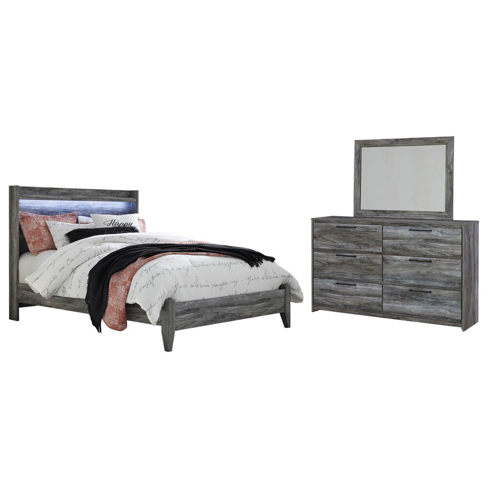 Signature Design by Ashley Baystorm 3 Piece Queen Bedroom Set in Gray, , large