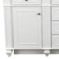 James Martin Bristol 60" Double Bathroom Vanity Cabinet in Bright White, , large