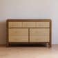 DaVinci Eloise 7-Drawer Dresser in Natural Walnut and Sand, , large
