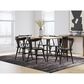 Ashley Gretlynn Rectangular Dining Table in Light Natural and Matte Black - Table Only, , large