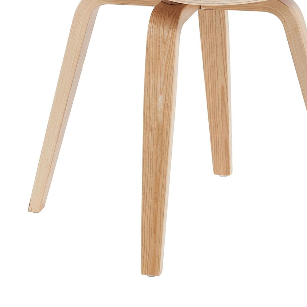 Armen Living Summer Arm Chair with Green Upholstery in Oak, , large