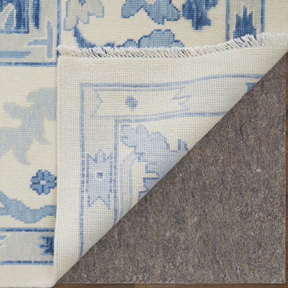 Feizy Karina 2&#39; x 3&#39; Ivory, Blue and Green Area Rug, , large