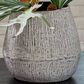 Ashley Claymount 10" Vase in Distressed White and Brown, , large