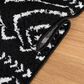 Safavieh Tulum TUL267Z 8" x 10" Black and Ivory Area Rug, , large