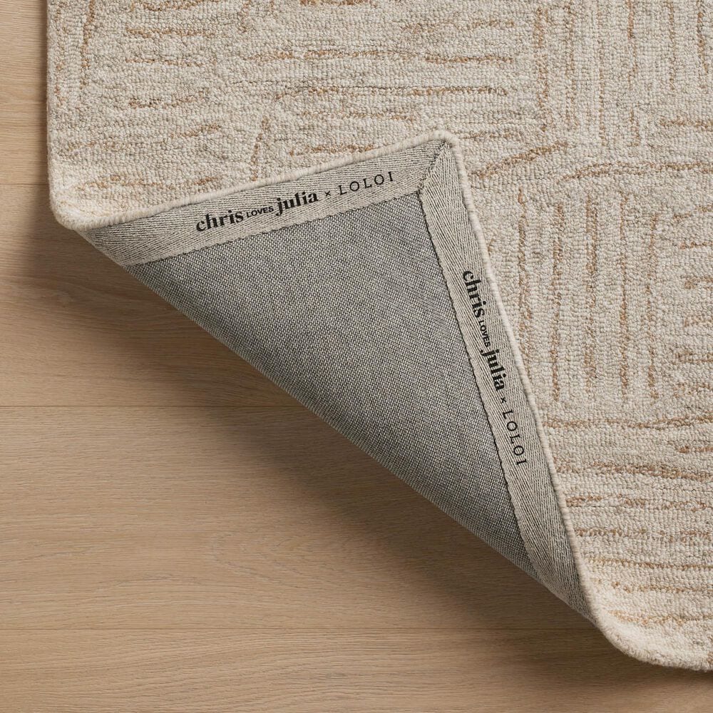 Chris Loves Julia x Loloi Polly 5&#39; x 7&#39;6&quot; Smoke and Sand Area Rug, , large