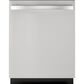 GE Appliances 24" Built-In ADA Top Control Tall Tub Dishwasher in Stainless Steel, , large