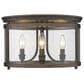 Golden Lighting Payton 3-Light Flush Mount in Rubbed Bronze, , large