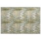 Dalyn Rug Company Soft Essentials Chevron Olive 2"6" x 3"10" Area Rug, , large