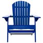 Hearth and Haven Malibu Outdoor Folding Adirondack Chair in Blue, , large
