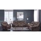 Oxford Furniture 2-Piece Power Reclining Living Room Set in Cowboy Dark Brown, , large