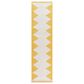 Surya Eagean EAG-2437 Mustard and Ivory 2"7" x 10" Indoor/Outdoor Runner, , large