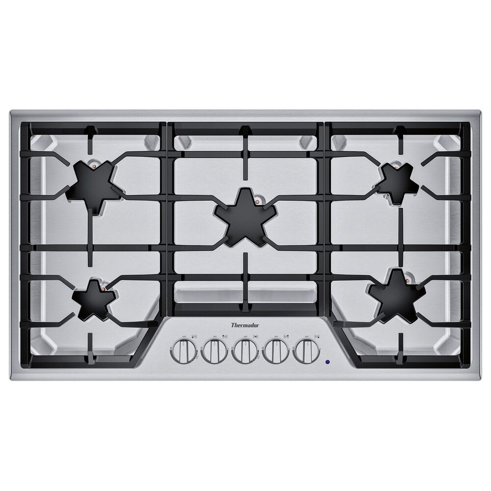 Thermador 36" Masterpiece Star Burner Gas Cooktop, ExtraLow Select - Stainless Steel, , large