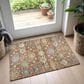 Dalyn Rug Company Silk Road Cayenne, Paprika, Ivory, Gold, Teal, Gray and Brown 1"8" x 2"6" Area Rug, , large