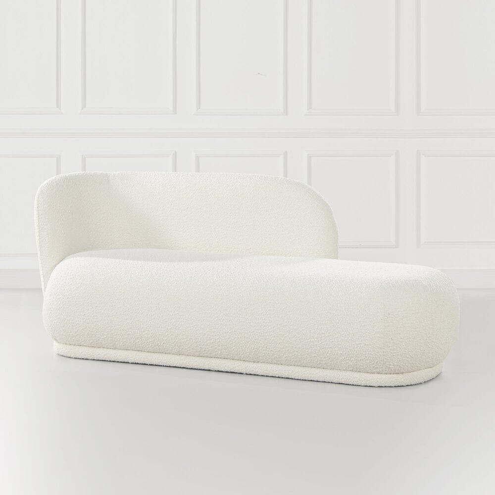 Jennifer Taylor Home Aire Right Arm Facing Chaise Lounge in Ivory White, , large