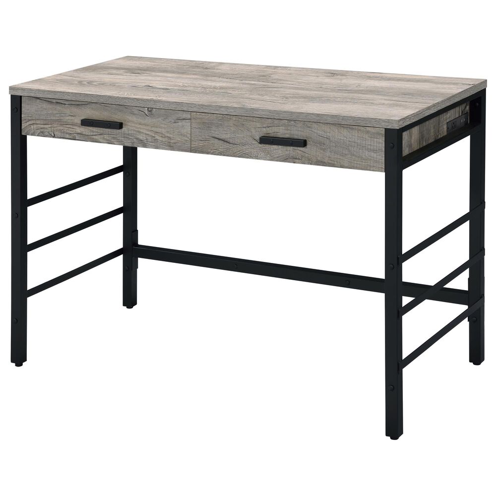 Gunnison Co. Disho Writing Desk with USB Port in Black, , large
