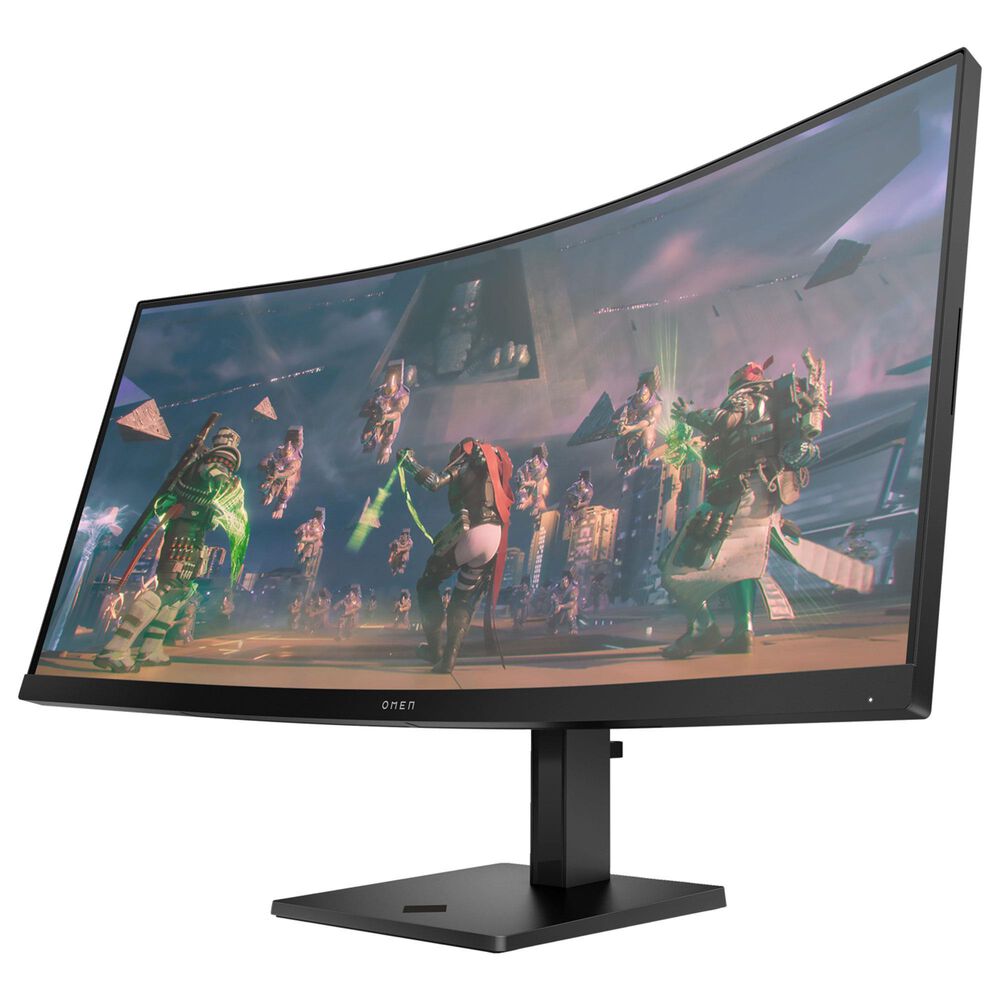 HP 34&quot; WQHD 165Hz Curved Gaming Monitor in Black, , large
