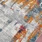 Amer Rugs Montana 3"3" x 5" Orange and Blue Area Rug, , large