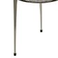 Maple and Jade Modern Leg Accent Table in Silver, , large