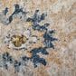 Feizy Pasha 39M7F 2"6" x 7"3" Beige and Blue Runner, , large