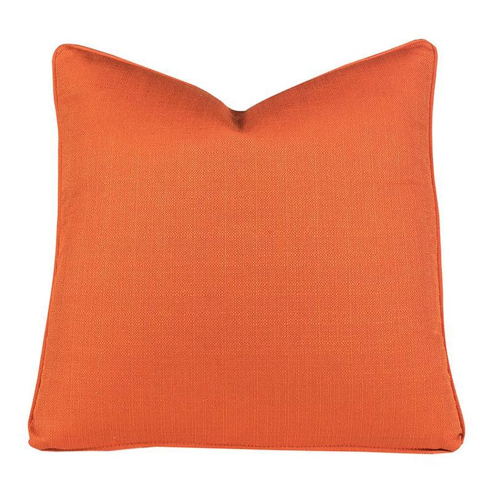 Aria Designs 22" x 22" Single Toss Pillow in Orange, , large