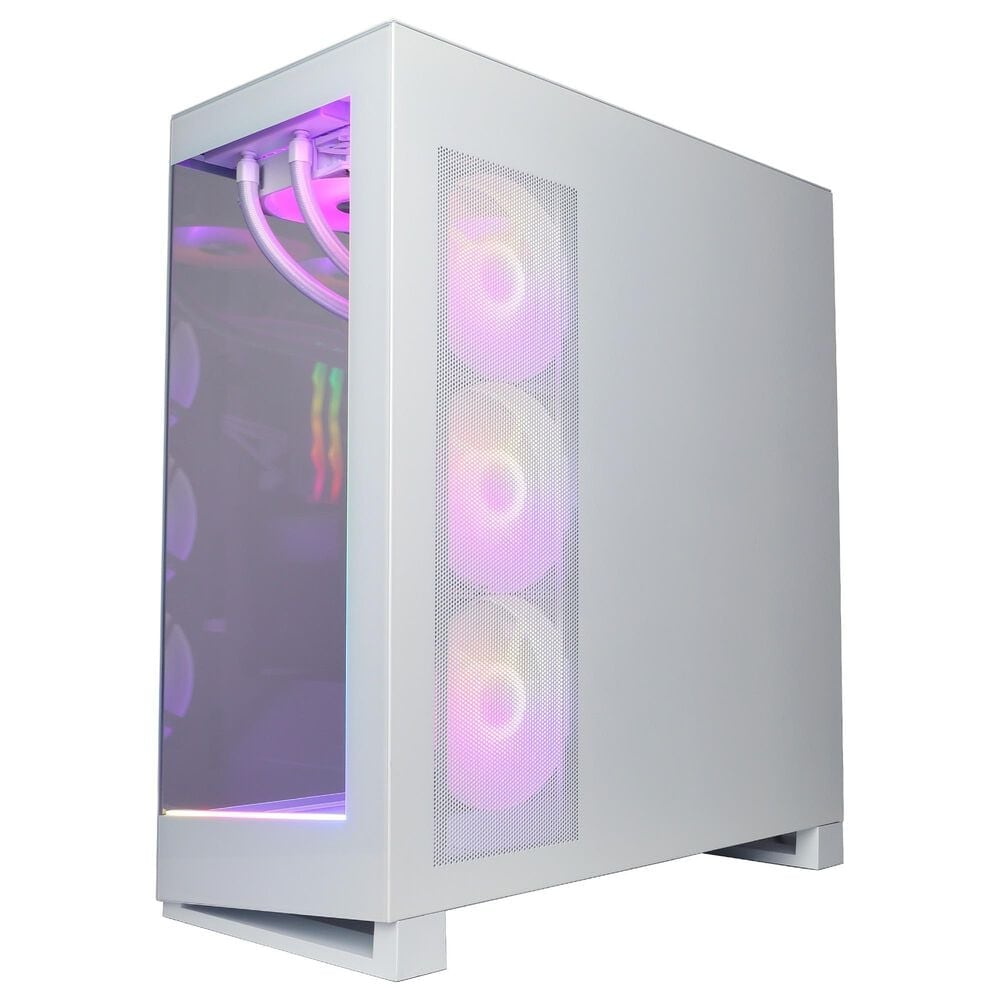 CyberPowerPC Gamer Supreme Gaming Desktop | Intel Core Ultra 9 285K - 32GB RAM - NVIDIA GeForce RTX 5070 Graphics - 1TB SSD in White, , large