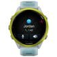 Garmin Forerunner 570 47mm Amp Yellow Aluminum Case with Translucent Whitestone and Turquoise Band, , large