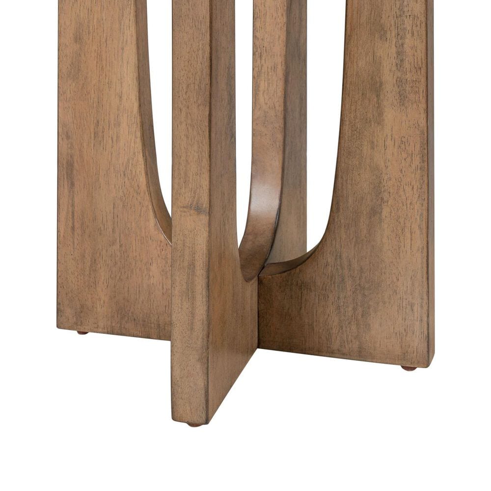 Belle Furnishings Bexley Chairside Table in Tuscan Brown, , large