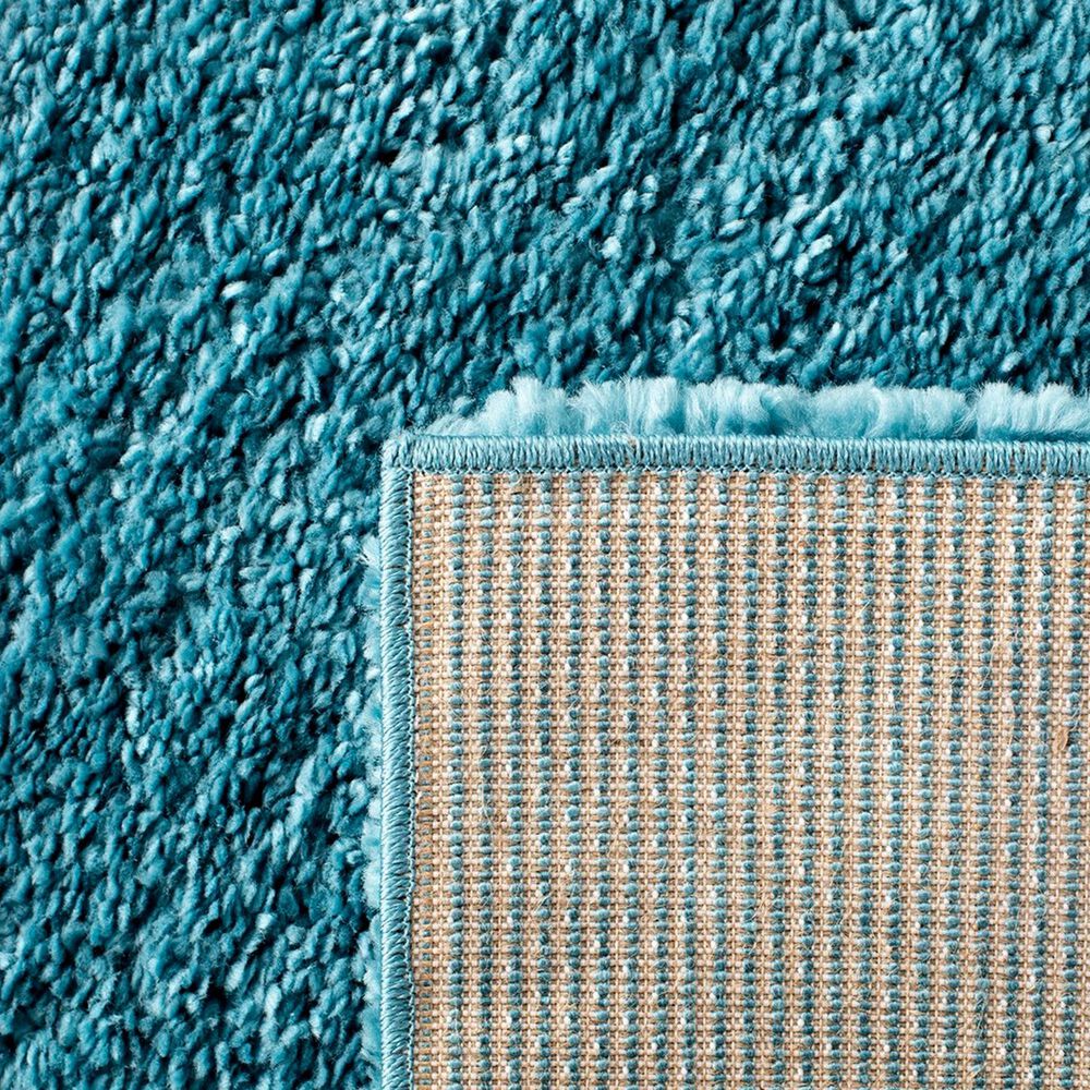Safavieh August Shag 9&#39; Square Turquoise Area Rug, , large