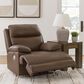 Ashley VonRyan Power Recliner with Adjustable Headrest in Tobacco, , large