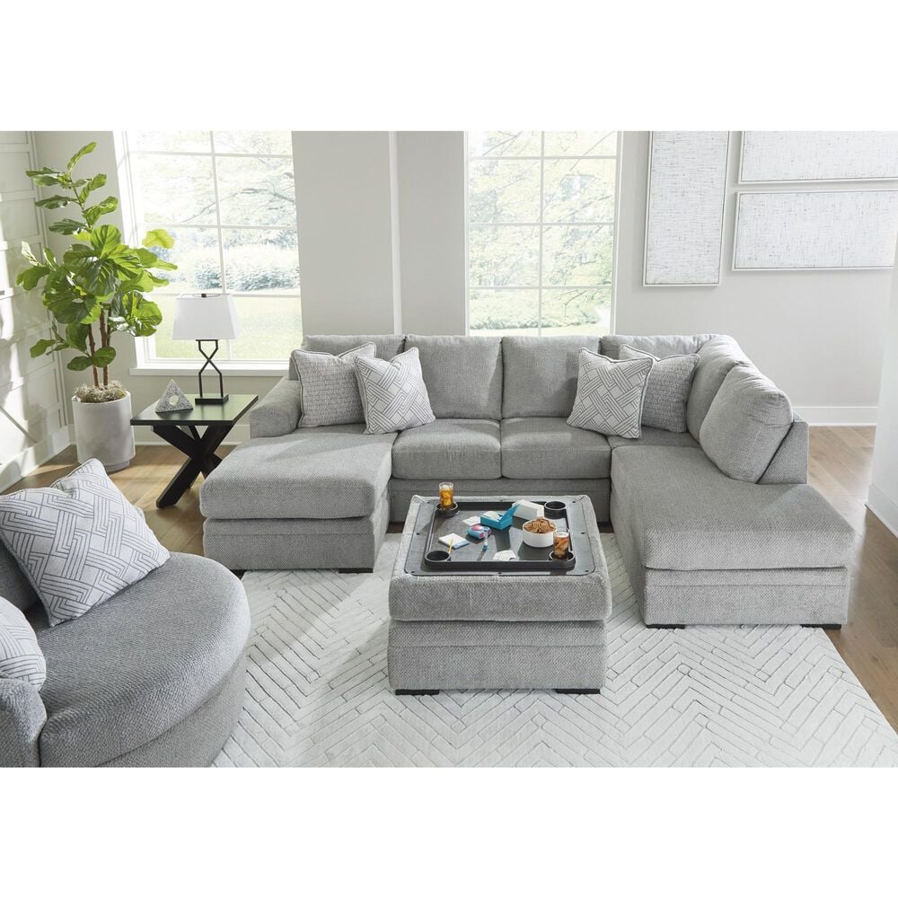 Casselbury Storage Ottoman - Cement Casselbury Storage Ottoman - Cement
