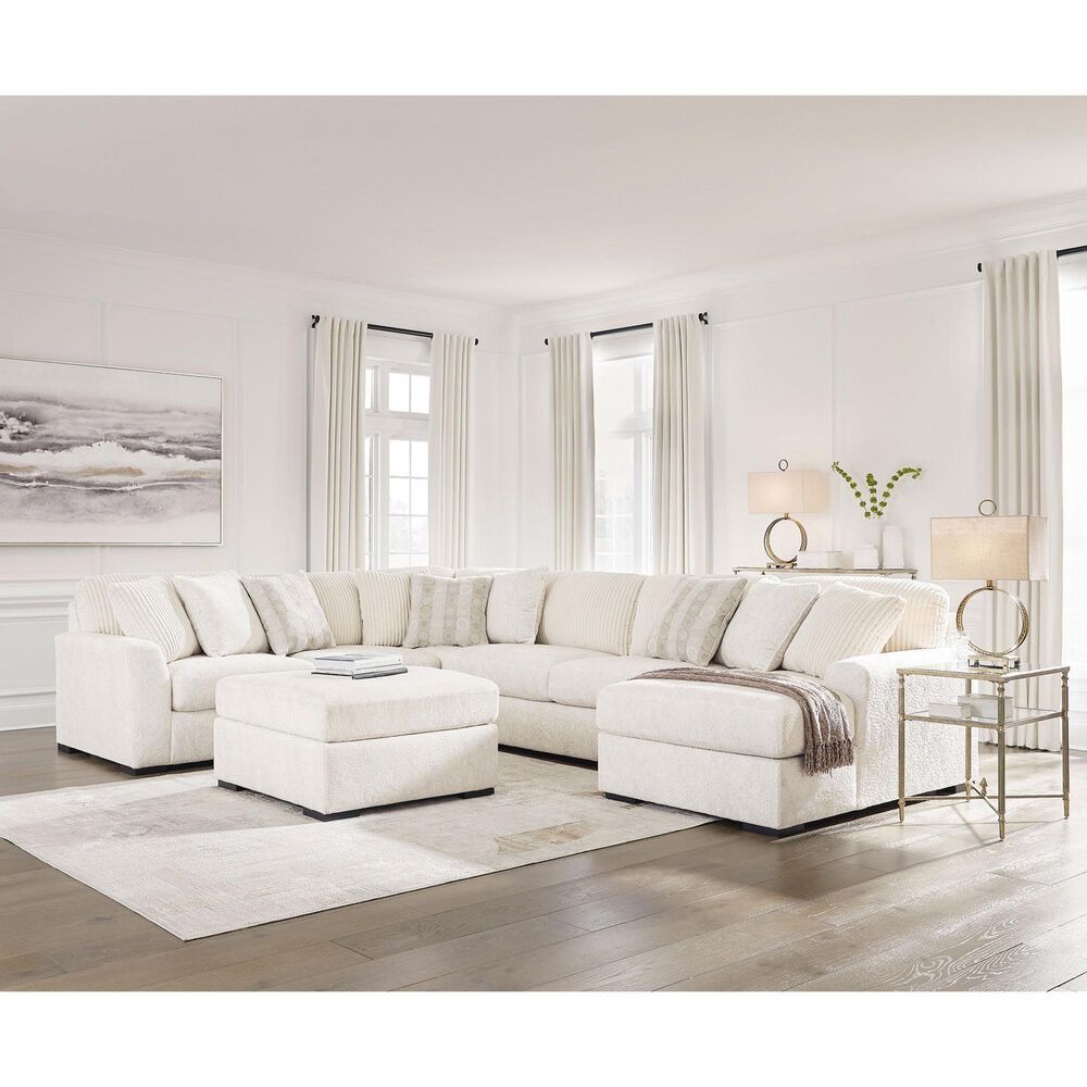 Ashley Chessington Oversized Accent Ottoman in Ivory, , large