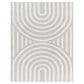 Surya Rodos RDO2330 6"7" x 9" Light Slate, White Area Rug, , large