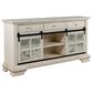 Santa Fe Rustic Console in Antique White, , large