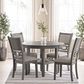 Ashley Wrenning 5-Piece Round Dining Set in Light Gray, , large