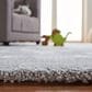 Safavieh Carousel 9" x 12" Light Grey and White Kids  Area Rug, , large