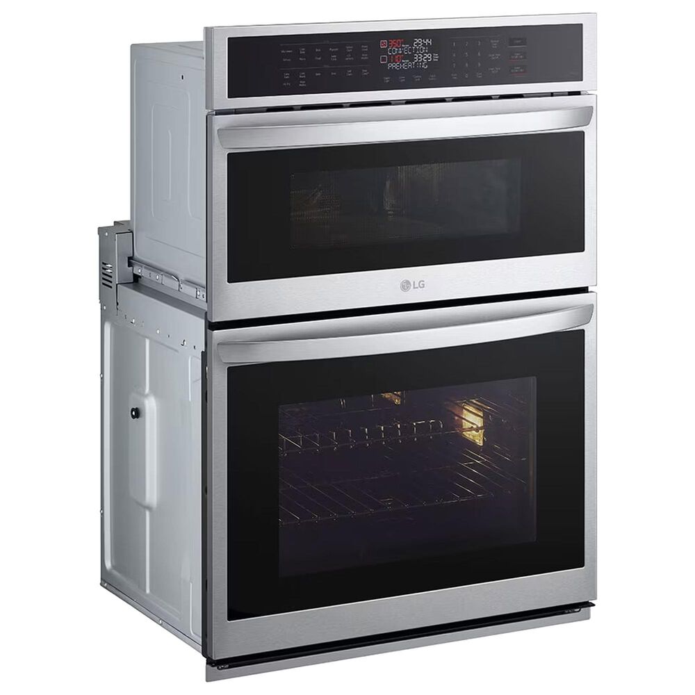 LG 6.4 cu. ft. Smart Combi Wall Oven with Fan Convection, Air Fry, PrintProof? Stainless Steel, , large