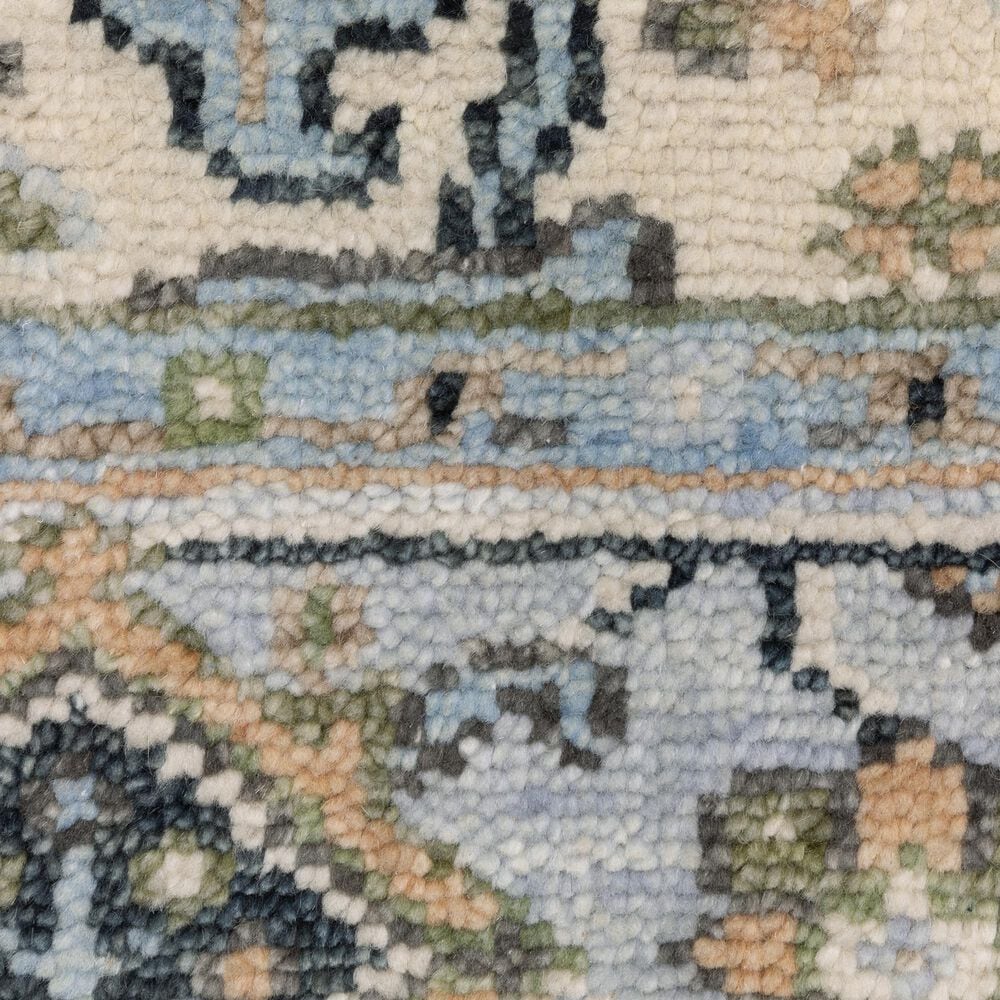 Oriental Weavers Majorca Ivory and Blue 6&#39; x 9&#39; Area Rug, , large