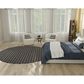 Nourison Twist Reversible 8" Round Black Indoor/Outdoor Area Rug, , large