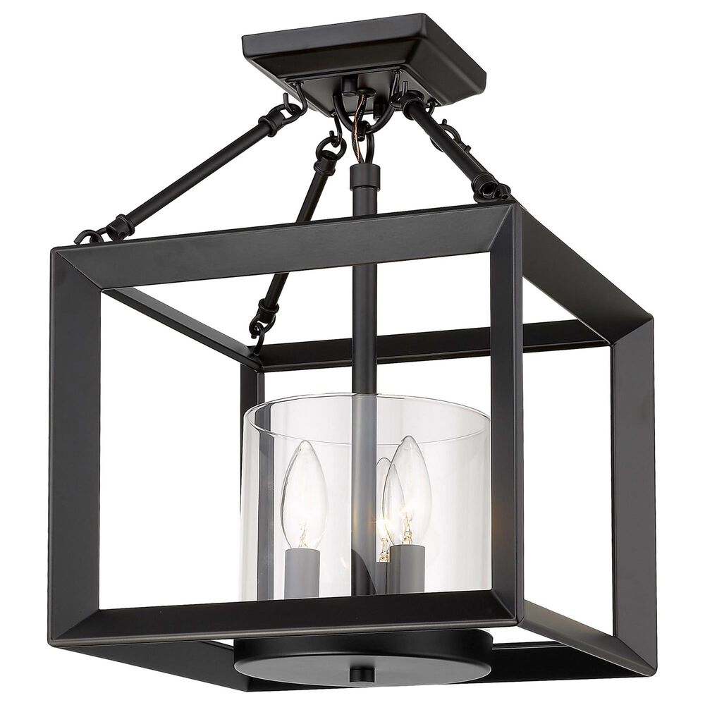 Golden Lighting Smyth Mini Chandelier in Matte Black, , large