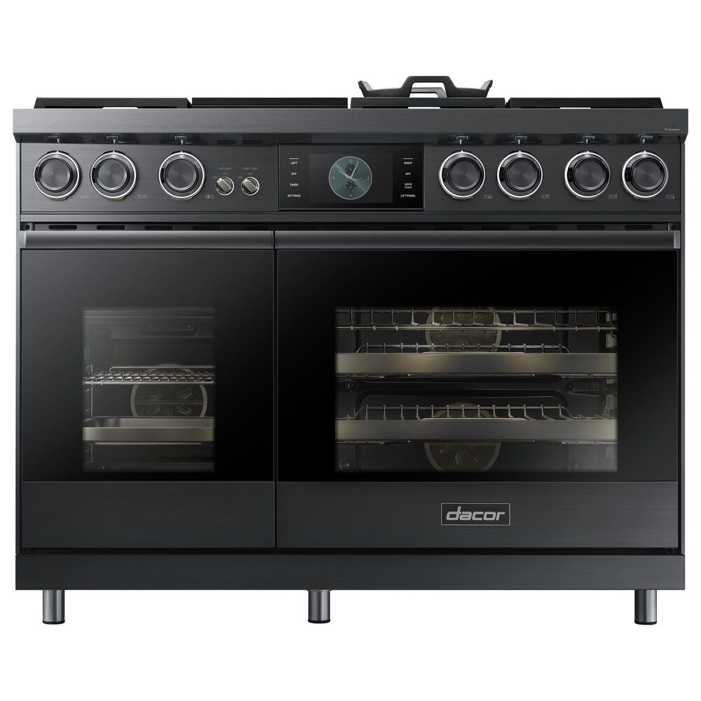 Dacor 48" Professional Dual Fuel Range in Graphite Stainless Steel, , large