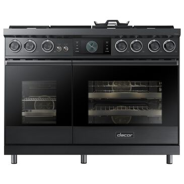 Dacor 48" Professional Dual Fuel Range in Graphite Stainless Steel, , large