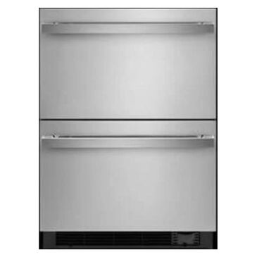 Jenn-Air Noir 24" Double Drawer Refrigerator with Freezer in Stainless Steel, , large