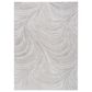 Nourison Central Park West CEP02 Grey 6" x 9" Area Rug, , large