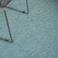 Nourison Positano 6" x 9" Aqua Indoor/Outdoor Area Rug, , large