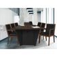 Regency Global Sourcing Regent WallGuard Guest and Reception Side Chair with Black Cushion in Neo Walnut, , large