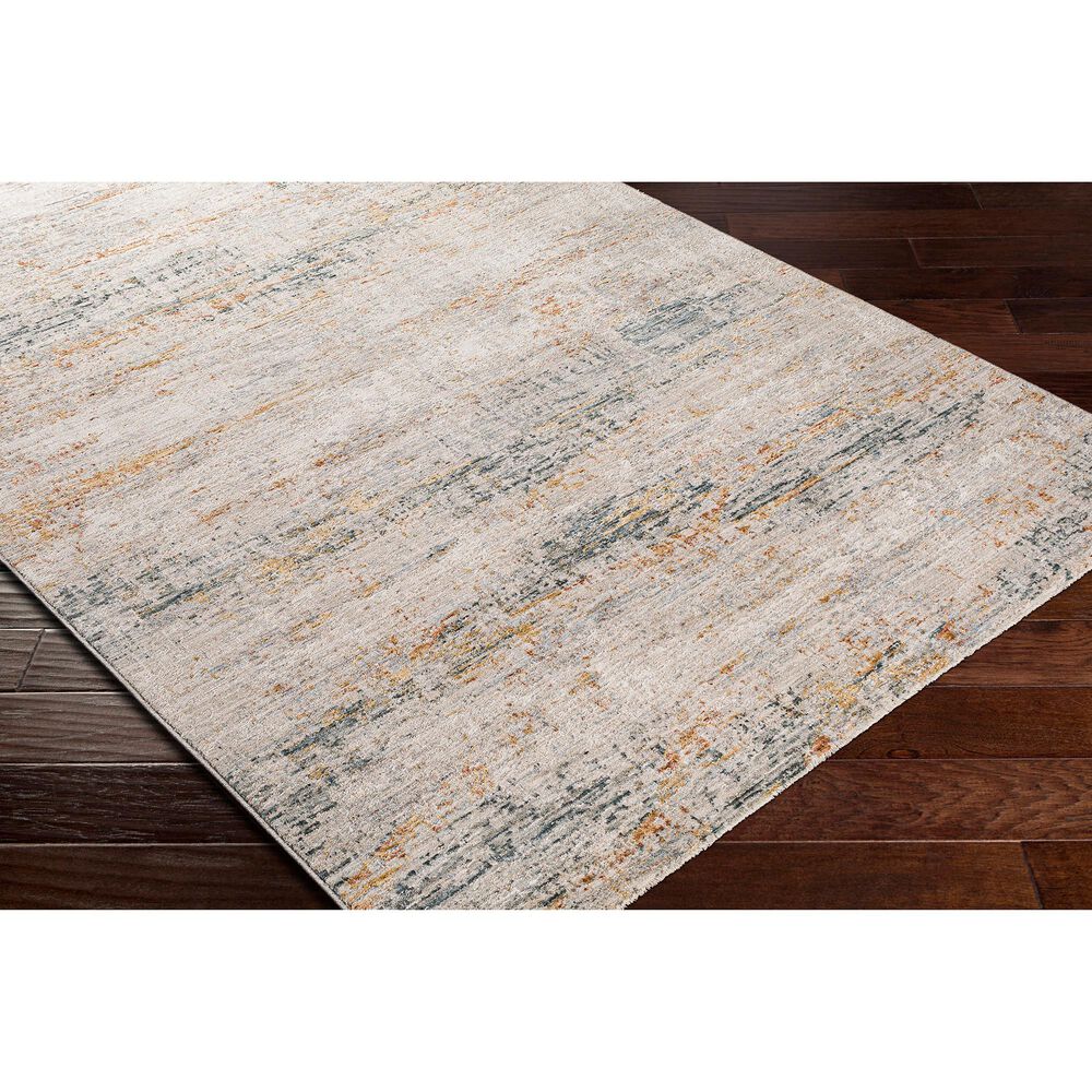 Surya Laila 5&#39; x 7&#39;6&quot; Teal, Sage, Orange, Saffron, Gray and Cream Area Rug, , large