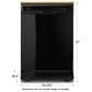 Whirlpool Portable Heavy-Duty Dishwasher with1-hour Wash Cycle in Black, , large