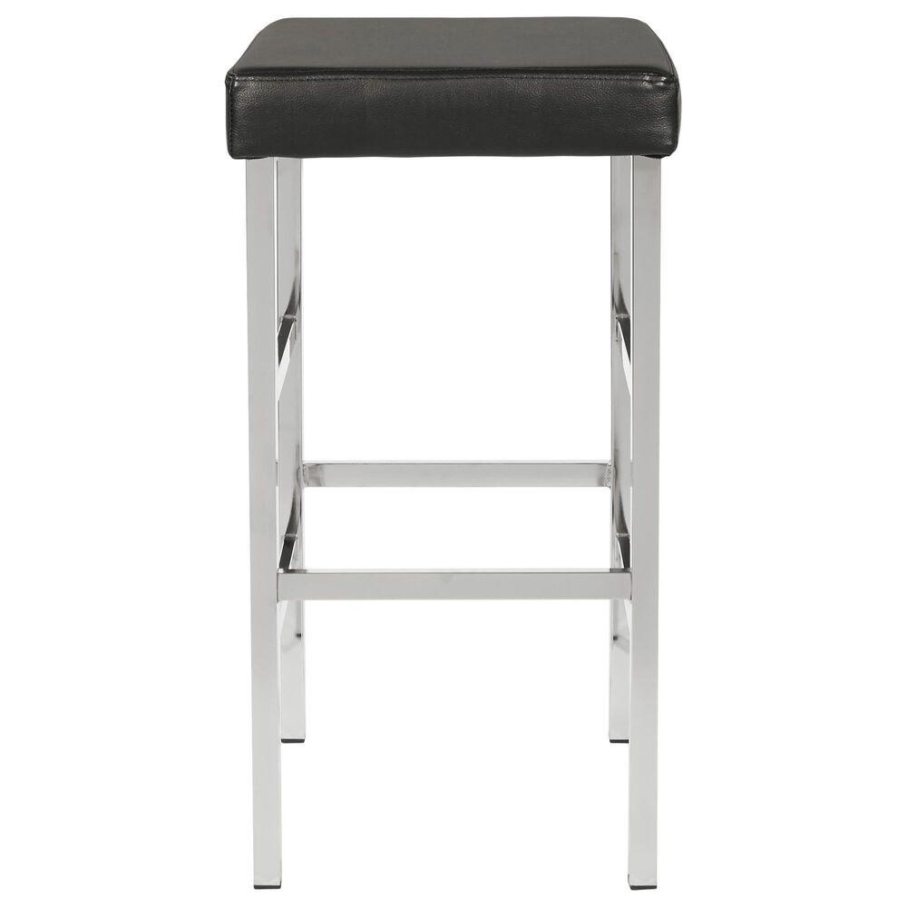 OSP Home Backless 30&quot; Counter Height Bar Stool in Black, , large