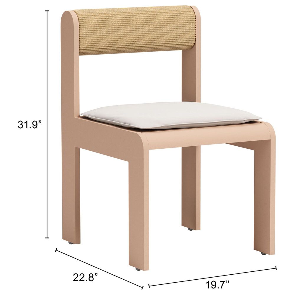 Zuo Modern Island Side Chair in White &#40;Set of 2&#41;, , large